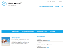 Tablet Screenshot of hug-bgl.de